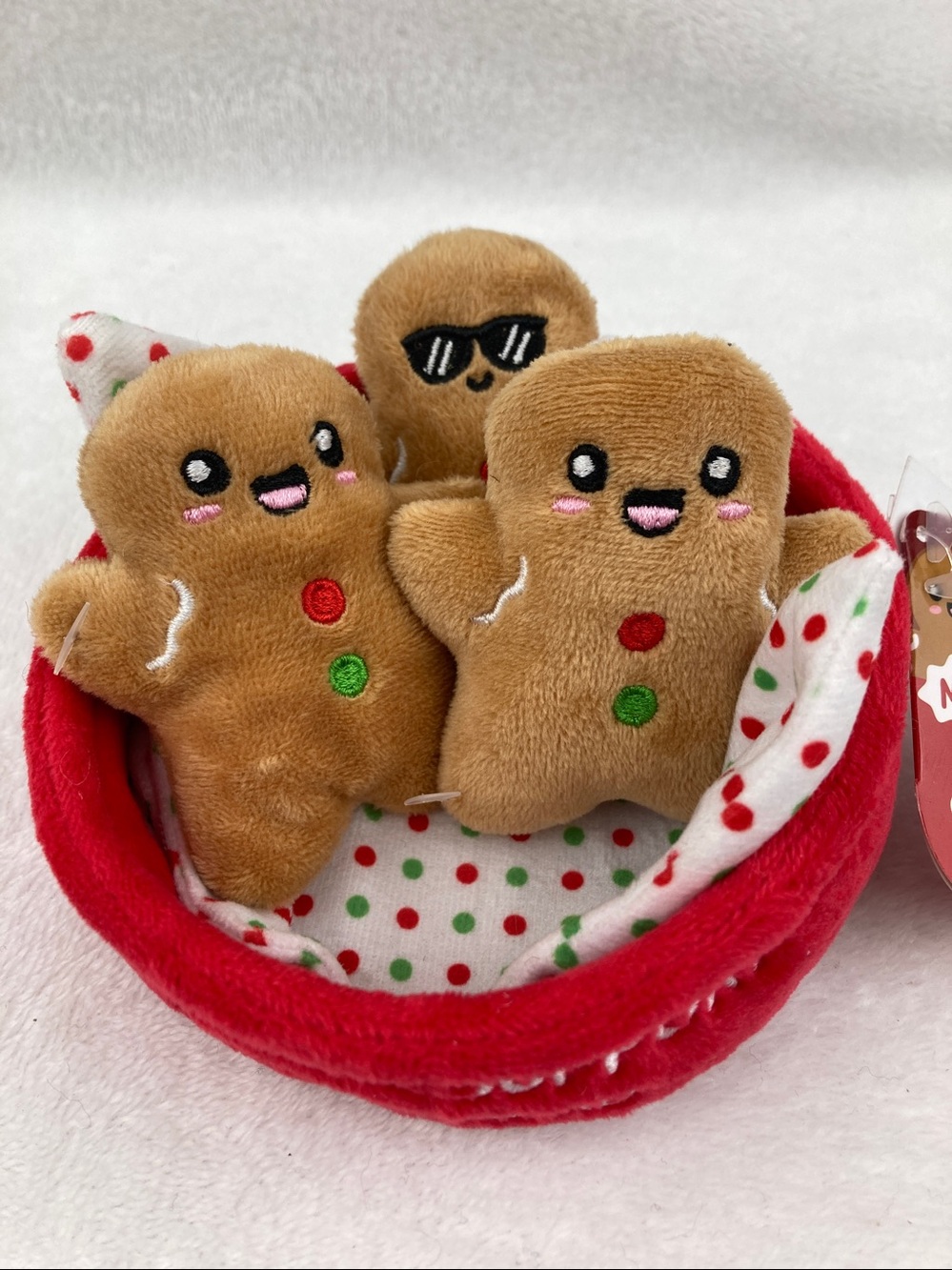 Relatable Emotional Support Pals Gingerbread Cookie Plush Toy Mini NWT 5”